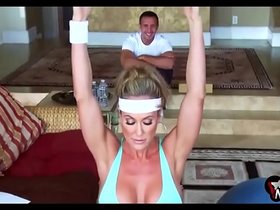 Brandi Love screams & shouts as her gym lover rams her MILF cunt - MilfyMom.com