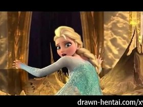 Frozen Hentai - Elsa's wet dream